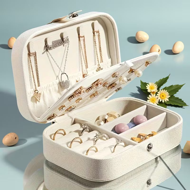 Travel Jewelry Organizer – Compact Tangle-Free Storage Case