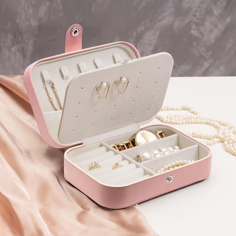 Travel Jewelry Organizer – Compact Tangle-Free Storage Case