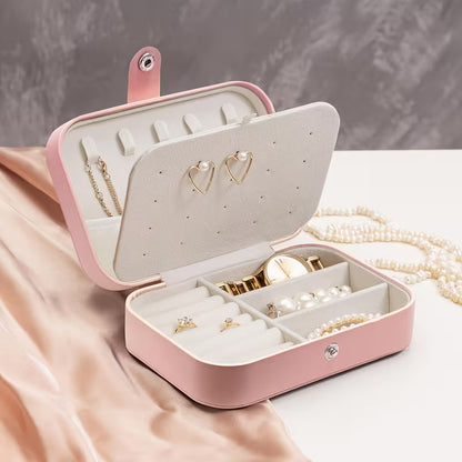 Travel Jewelry Organizer – Compact Tangle-Free Storage Case