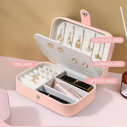 Travel Jewelry Organizer – Compact Tangle-Free Storage Case