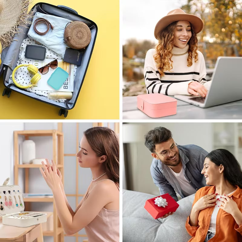 Travel Jewelry Organizer – Compact Tangle-Free Storage Case