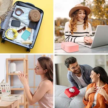 Travel Jewelry Organizer – Compact Tangle-Free Storage Case