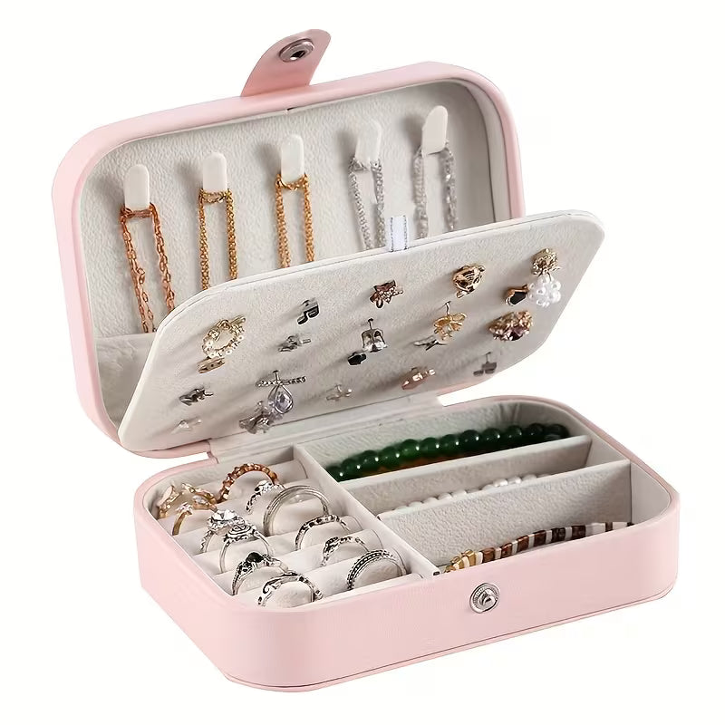 Travel Jewelry Organizer – Compact Tangle-Free Storage Case