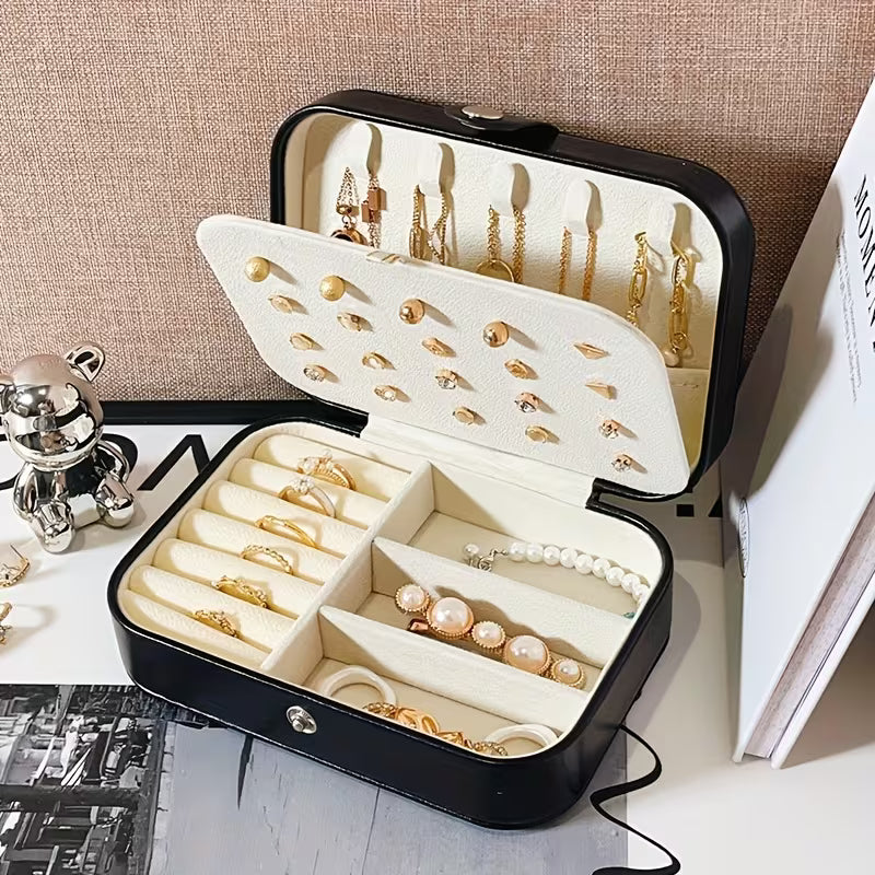 Travel Jewelry Organizer – Compact Tangle-Free Storage Case