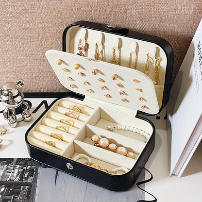 Travel Jewelry Organizer – Compact Tangle-Free Storage Case