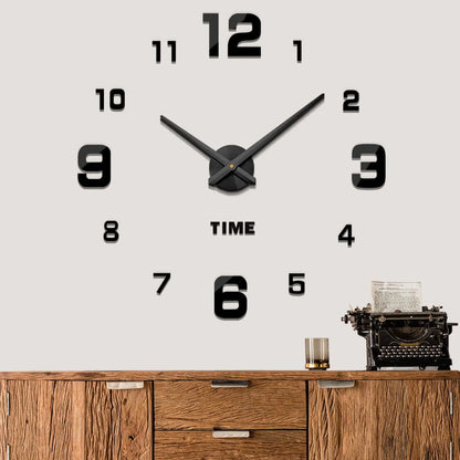Modern Frameless 3D Wall Clock