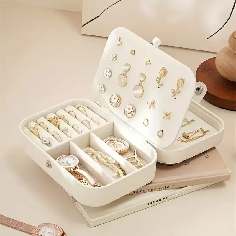 Travel Jewelry Organizer – Compact Tangle-Free Storage Case