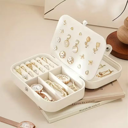 Travel Jewelry Organizer – Compact Tangle-Free Storage Case