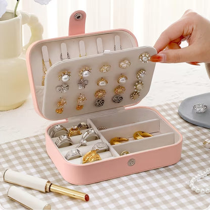 Travel Jewelry Organizer – Compact Tangle-Free Storage Case