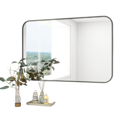 Aluminum Frame Wall Mounted Mirror