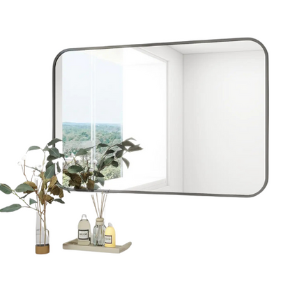 Aluminum Frame Wall Mounted Mirror