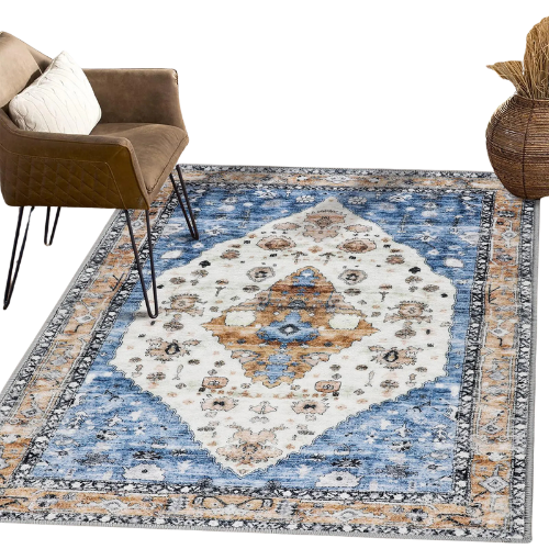 Non-Slip Living Room Boho Rug