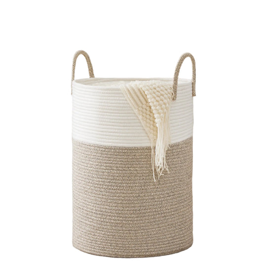 Cotton Rope Laundry Storage Basket