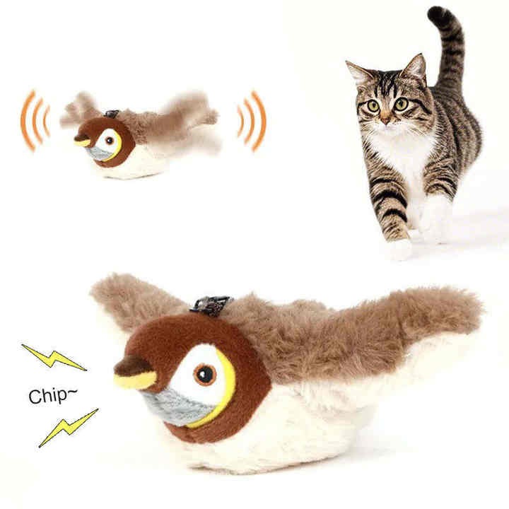 Interactive Cat Bird Toy