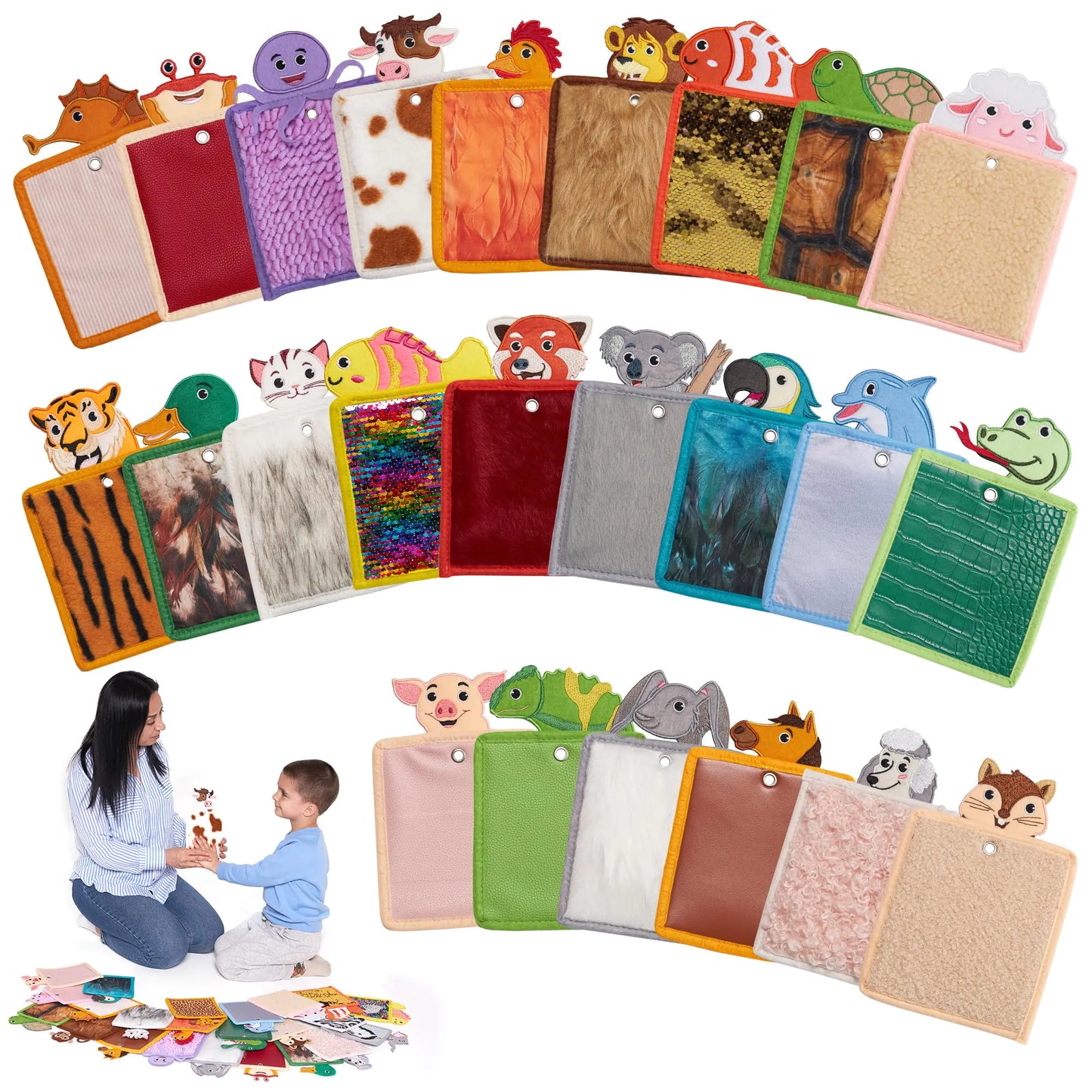 ODOXIA Sensory Mats for Kids | Autism-Friendly Textured Play Mats