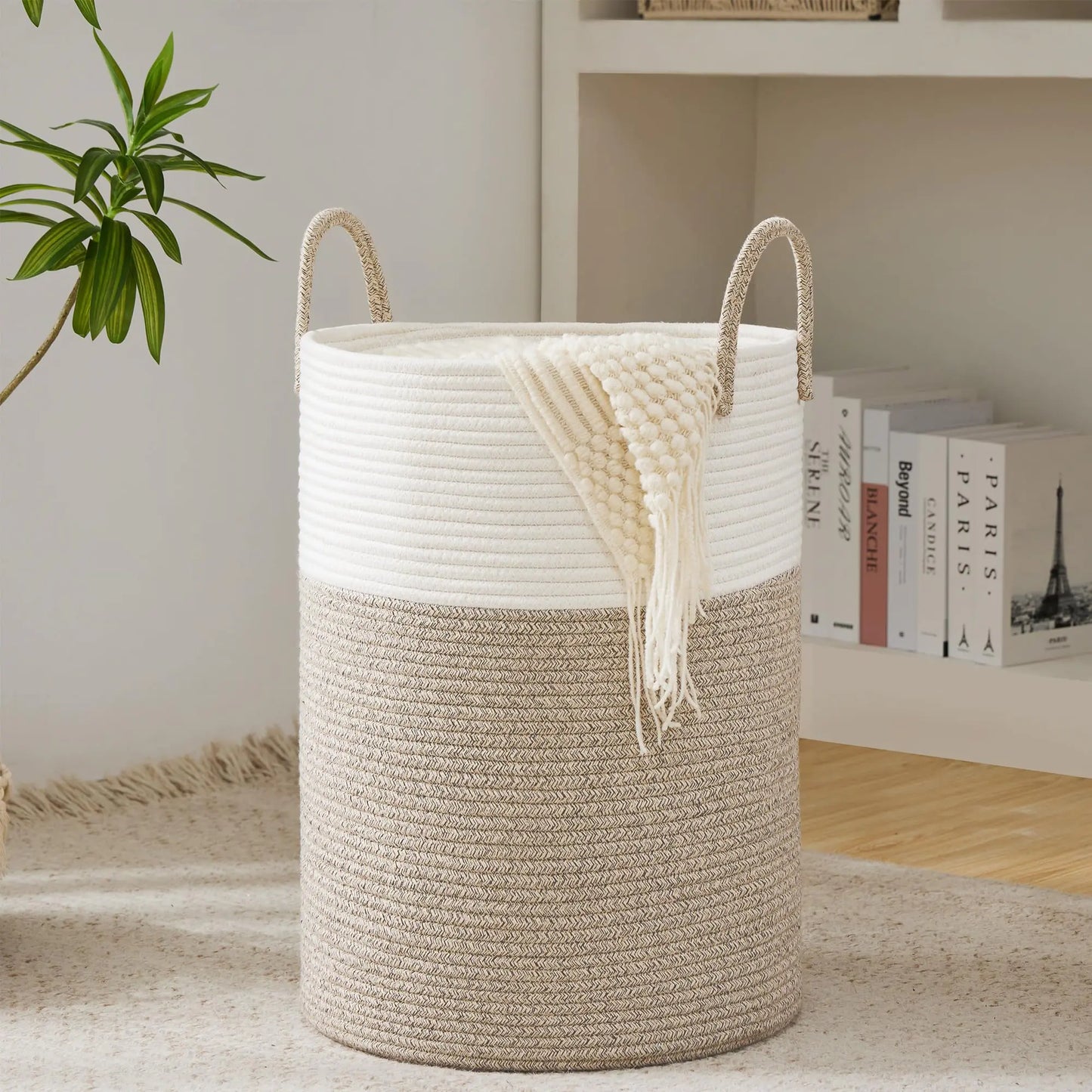 Cotton Rope Laundry Storage Basket